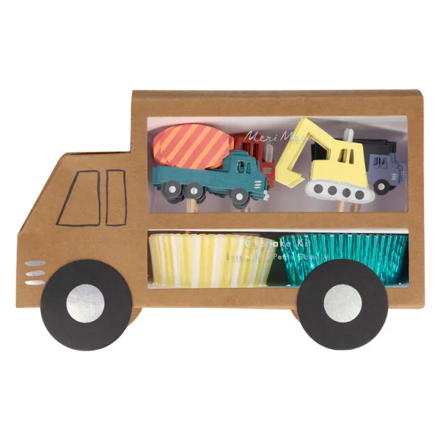 Meri Meri Construction kit cupcake cantiere 24 pz