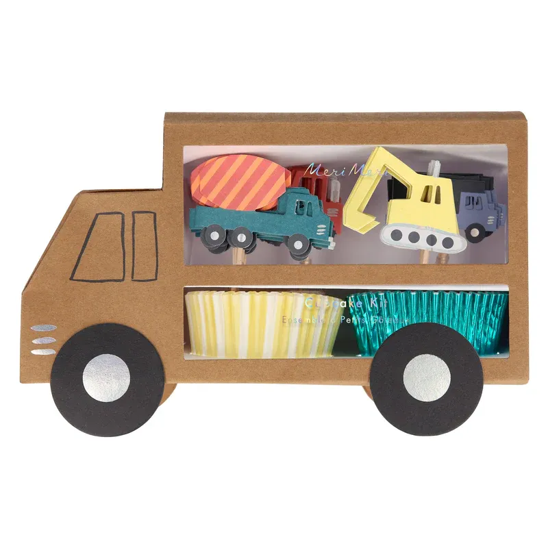 Meri Meri Construction kit cupcake cantiere 24 pz