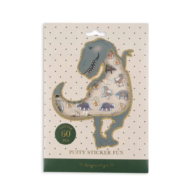 Konges Sløjd Dino puffy sticker adesivi 3D morbidi
