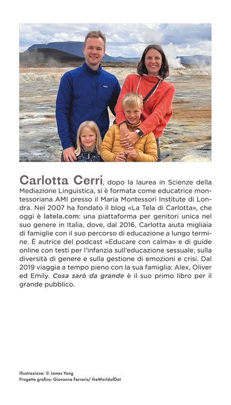 Vallardi Cosa sarò da grande libro genitorialità brossura