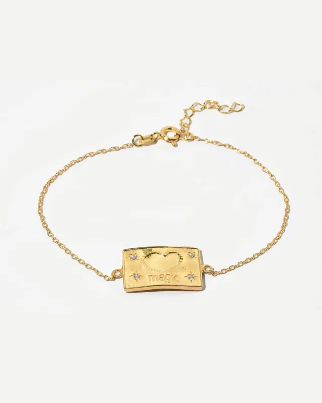 Ella and Rapha Magic bracciale oro 15 cm cuore