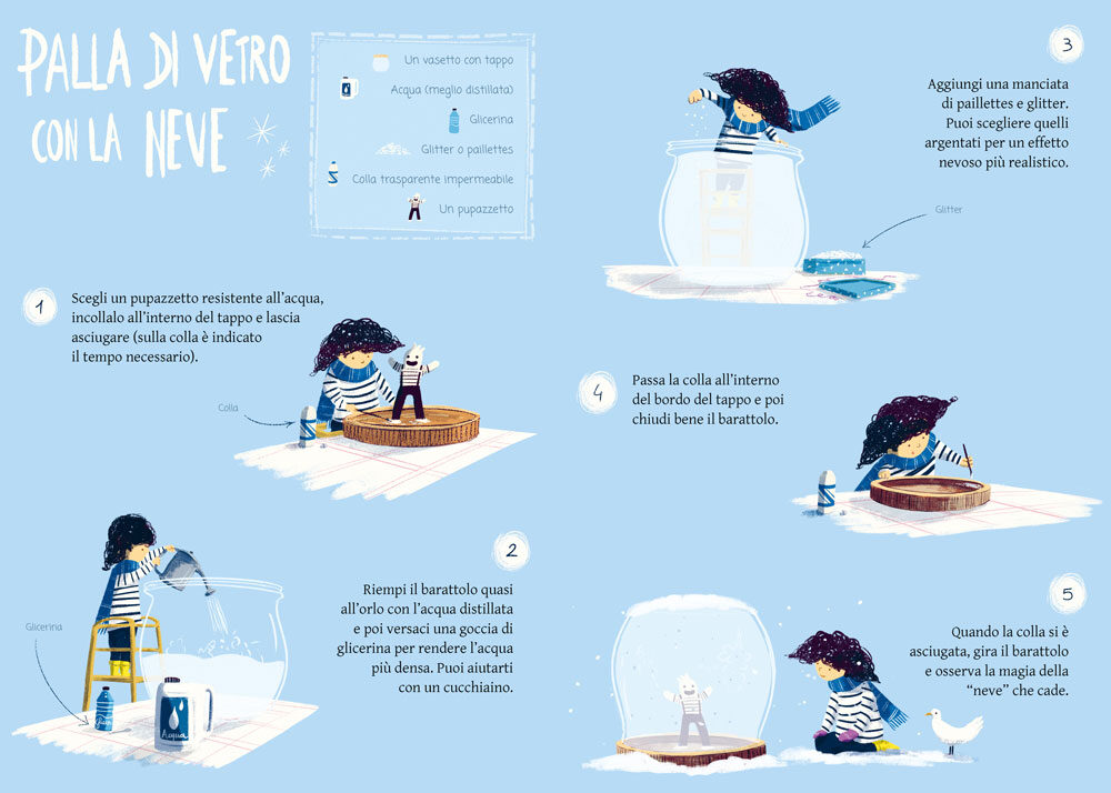Mimebù La neve sul mare libro albo-gioco 3-6 anni