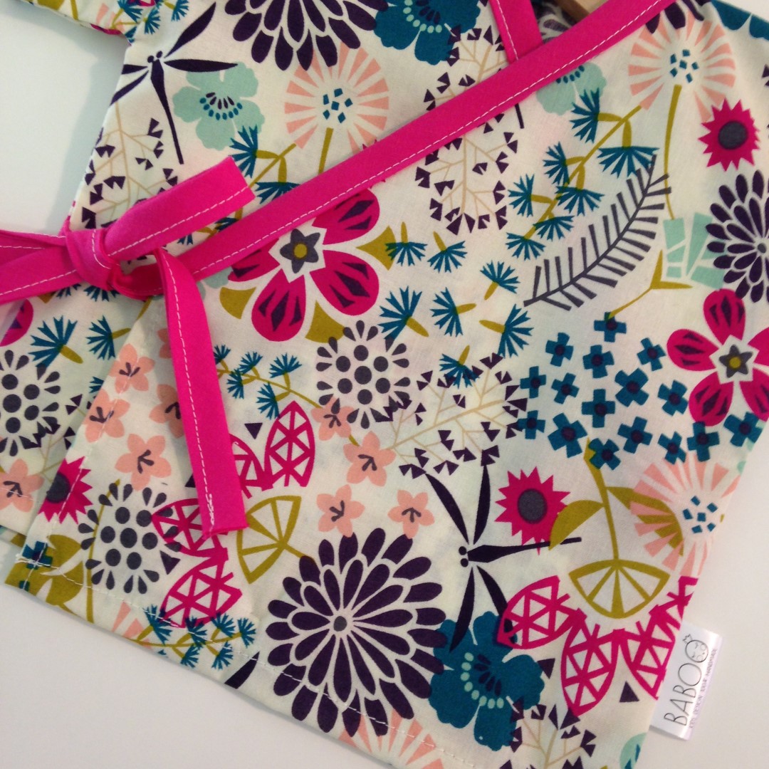 Cloud9 Fabrics Way of Flowers tessuto cotone organico fiori