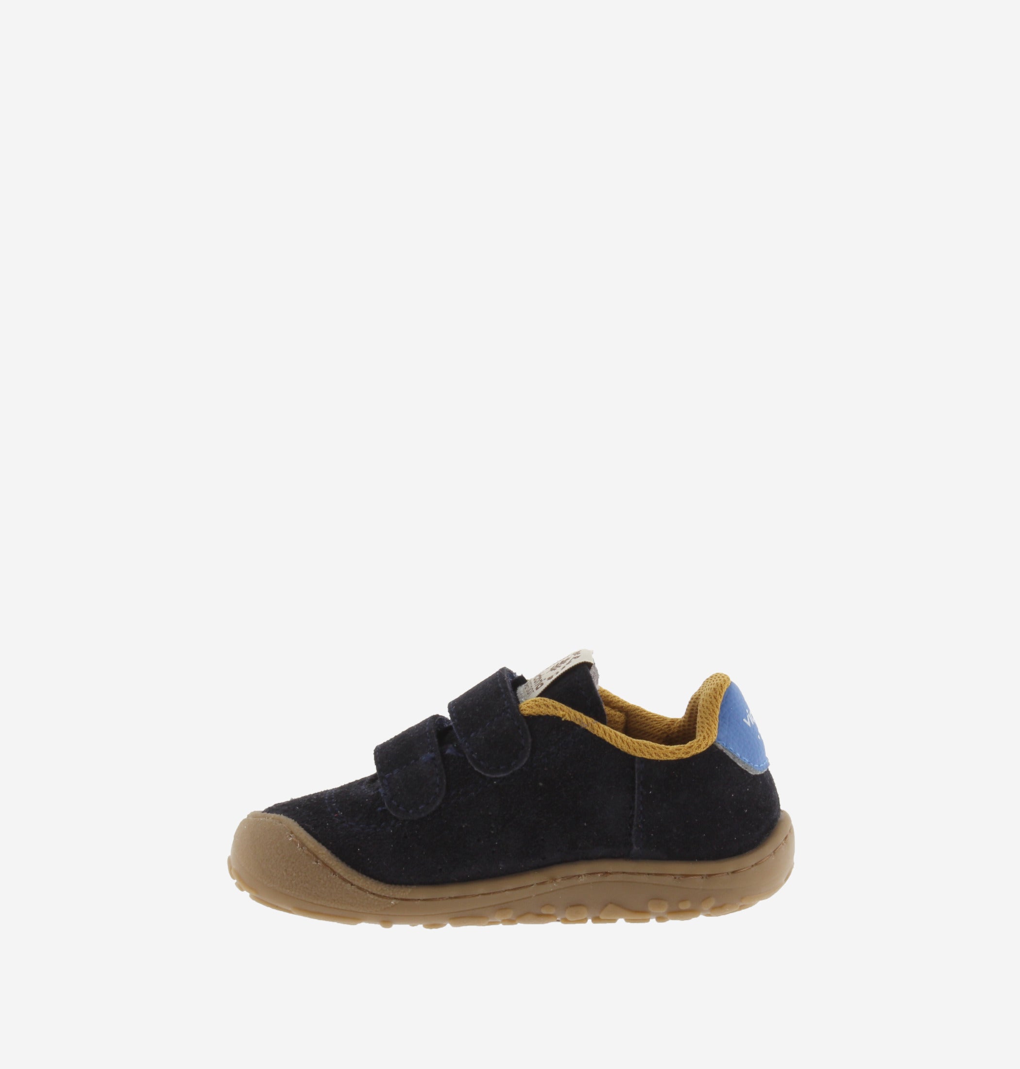 Victoria Barefoot Pelle Blu Marino Scarpe Bambino