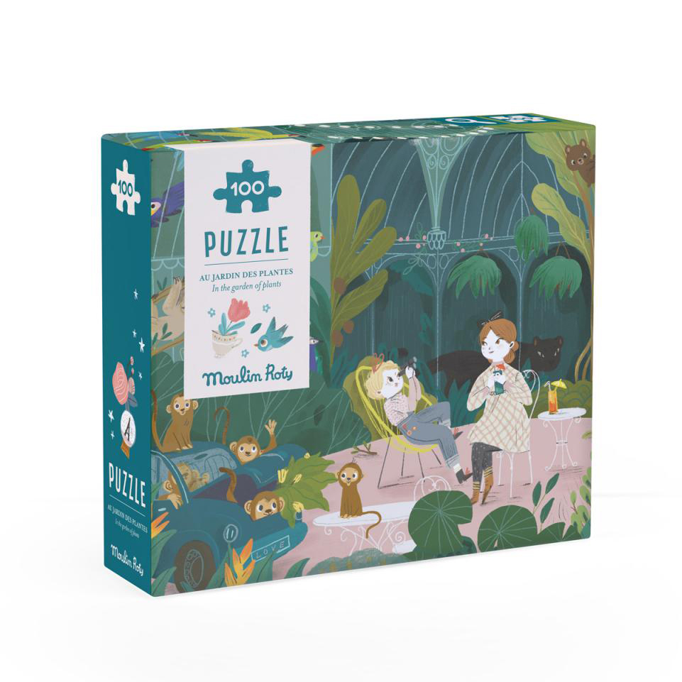 Moulin Roty Les Parisiennes In Giardino puzzle 100 pezzi