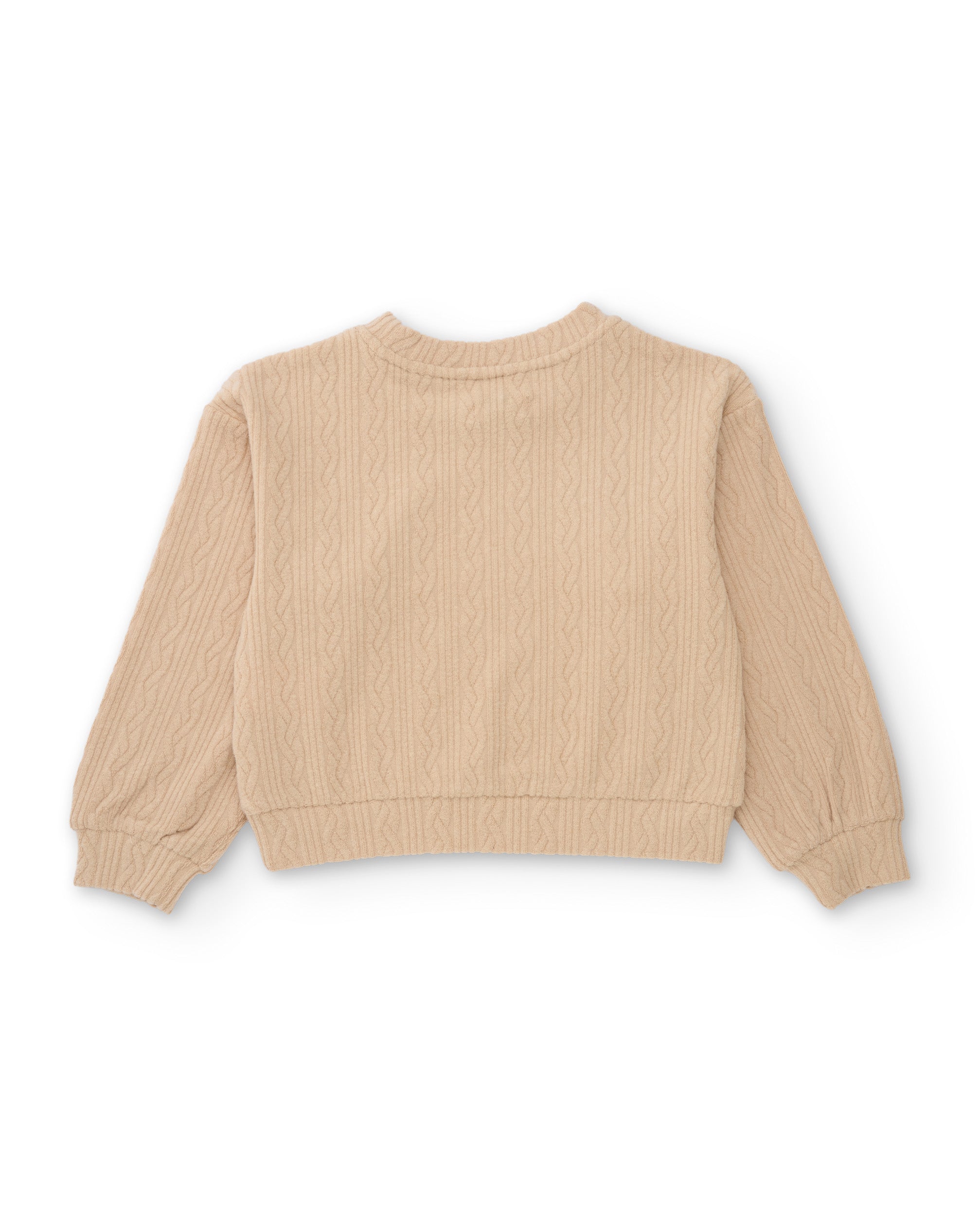 Tuc Tuc maglione bambina beige vestibilità comoda