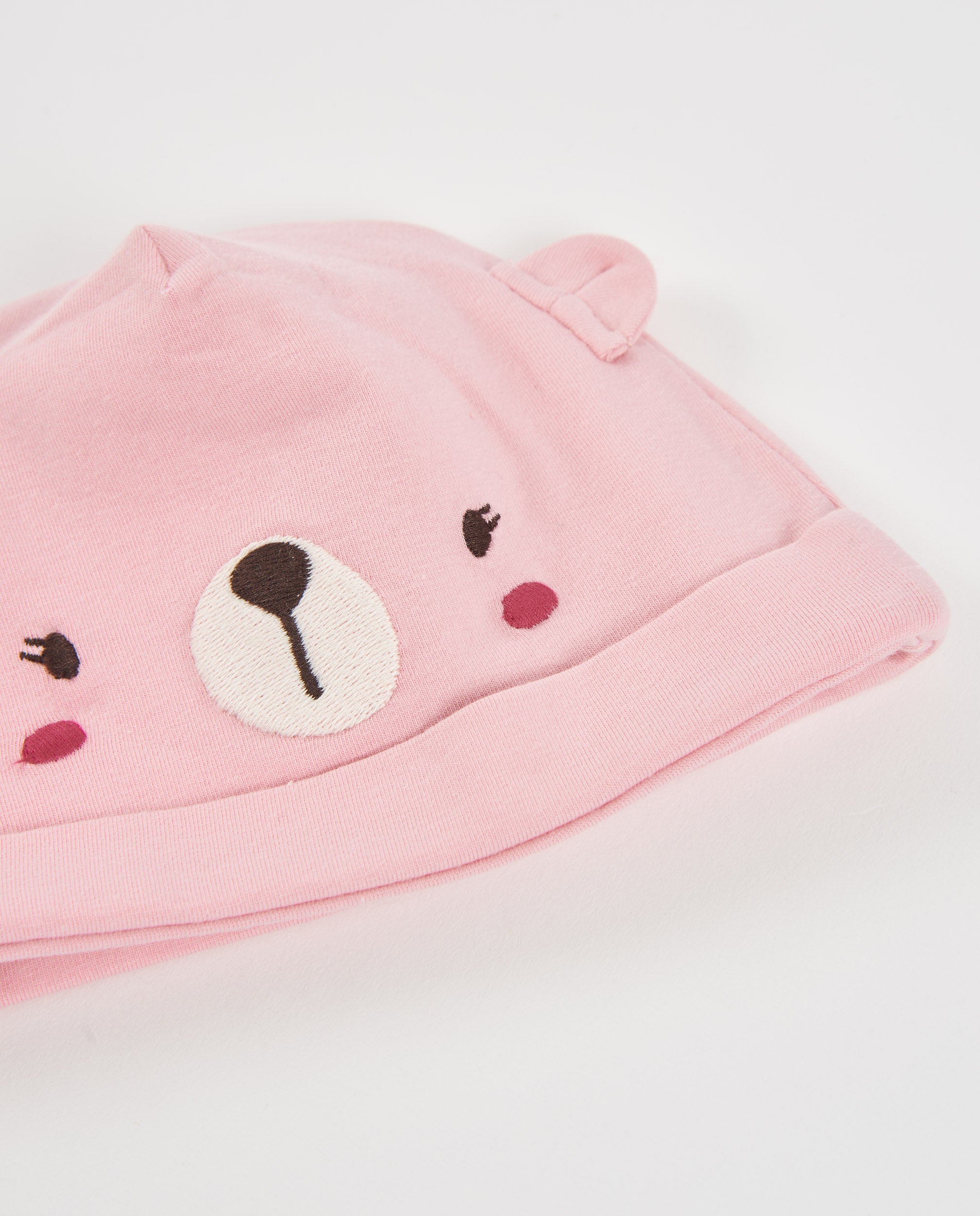 Tuc Tuc Sweet Teddy Bear cappello neonata rosa in cotone