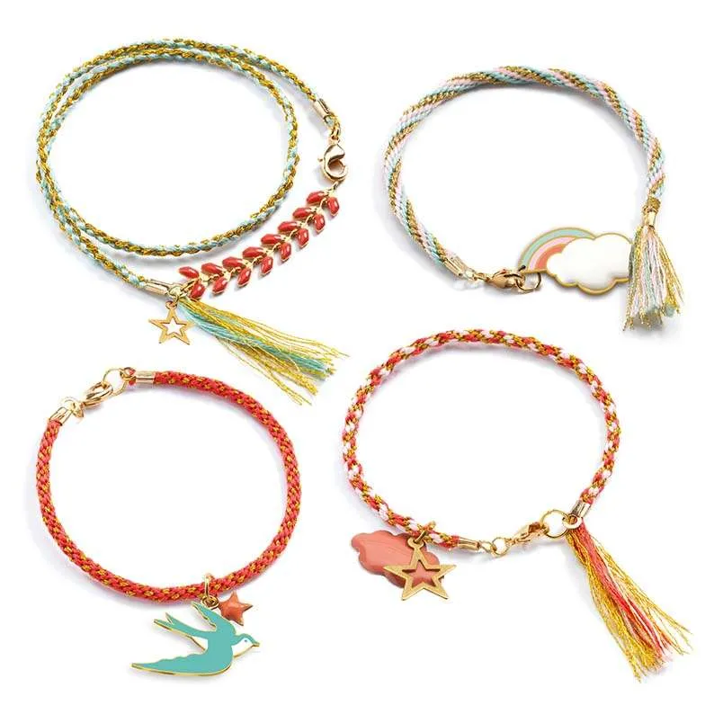 Djeco Jewels Celeste kit crea braccialetti con telaio