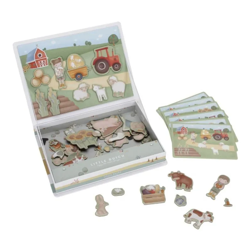 Little Dutch Little Farm lavagna magnetica fattoria carte