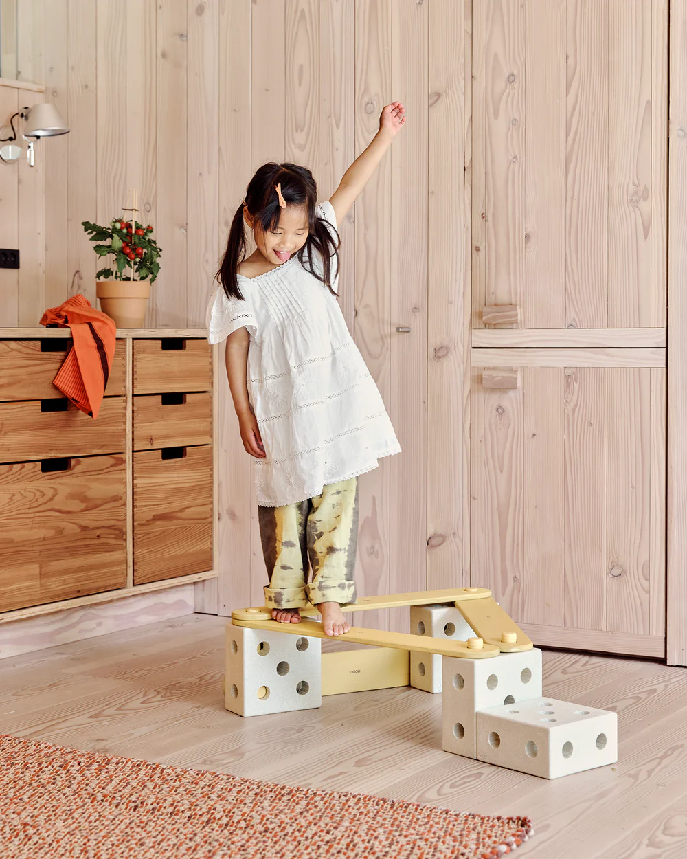 MODU Balance Beams set 2 travi gialle equilibrio