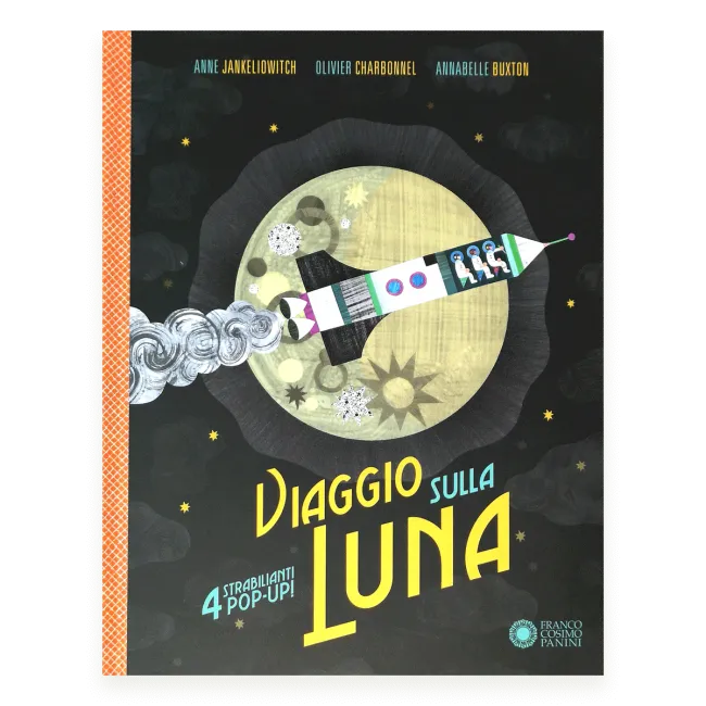 Franco Cosimo Panini Viaggio sulla Luna libro pop-up 22 pagine