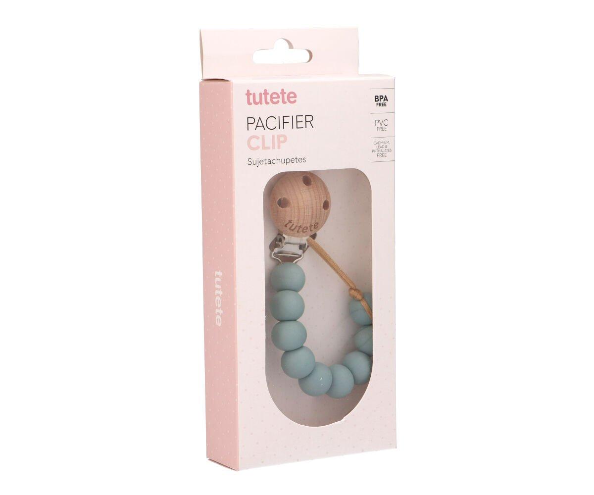 Tutete catenella portaciuccio silicone verde
