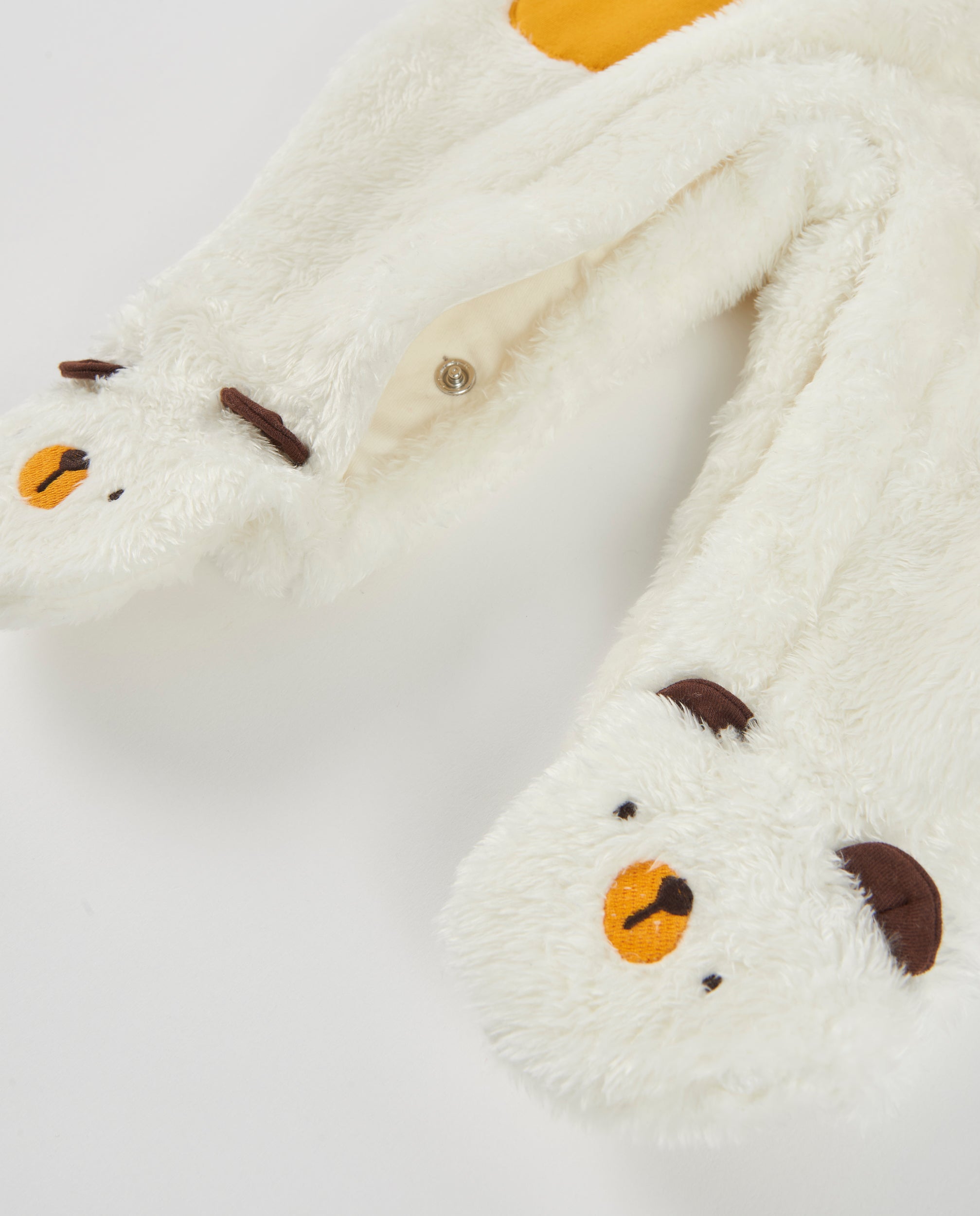 Tuc Tuc pagliaccetto neonato peluche orso ecrù