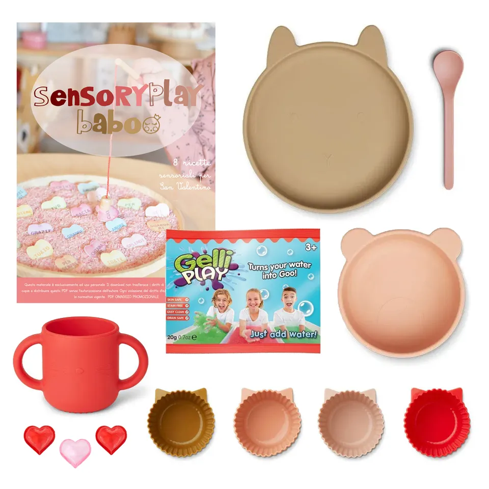 Liewood Set Travasi Kit Sensoriale Rosso 12 Pezzi