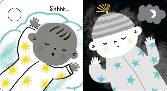 Usborne Ciao Bebè libro cartonato bianco e nero 12 pagine