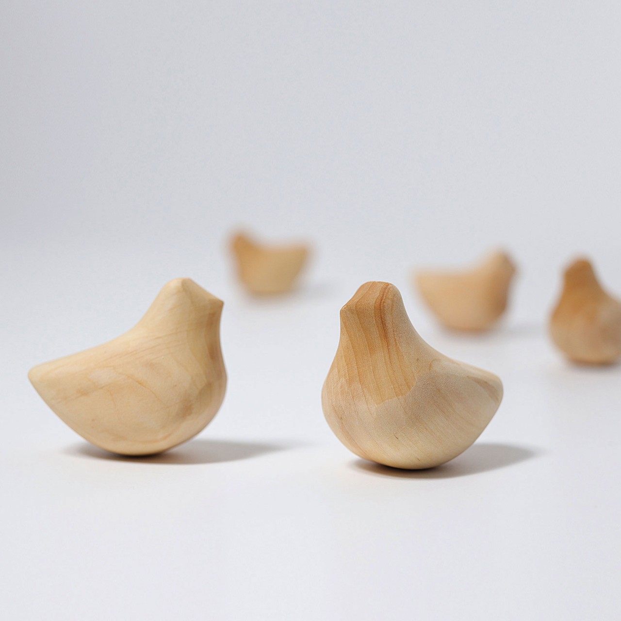 Grimm's Relaxing Bird Figura Legno Ontano 6,5 cm
