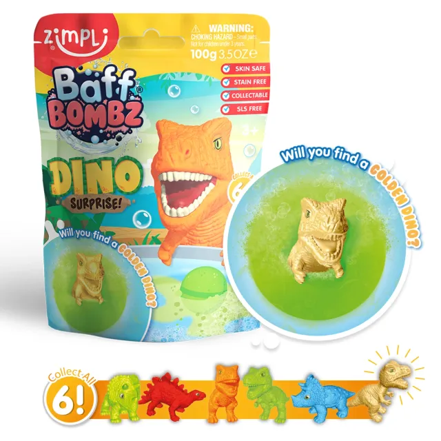 Zimpli Kids Baff Bombz Dino Surprise bomba bagno