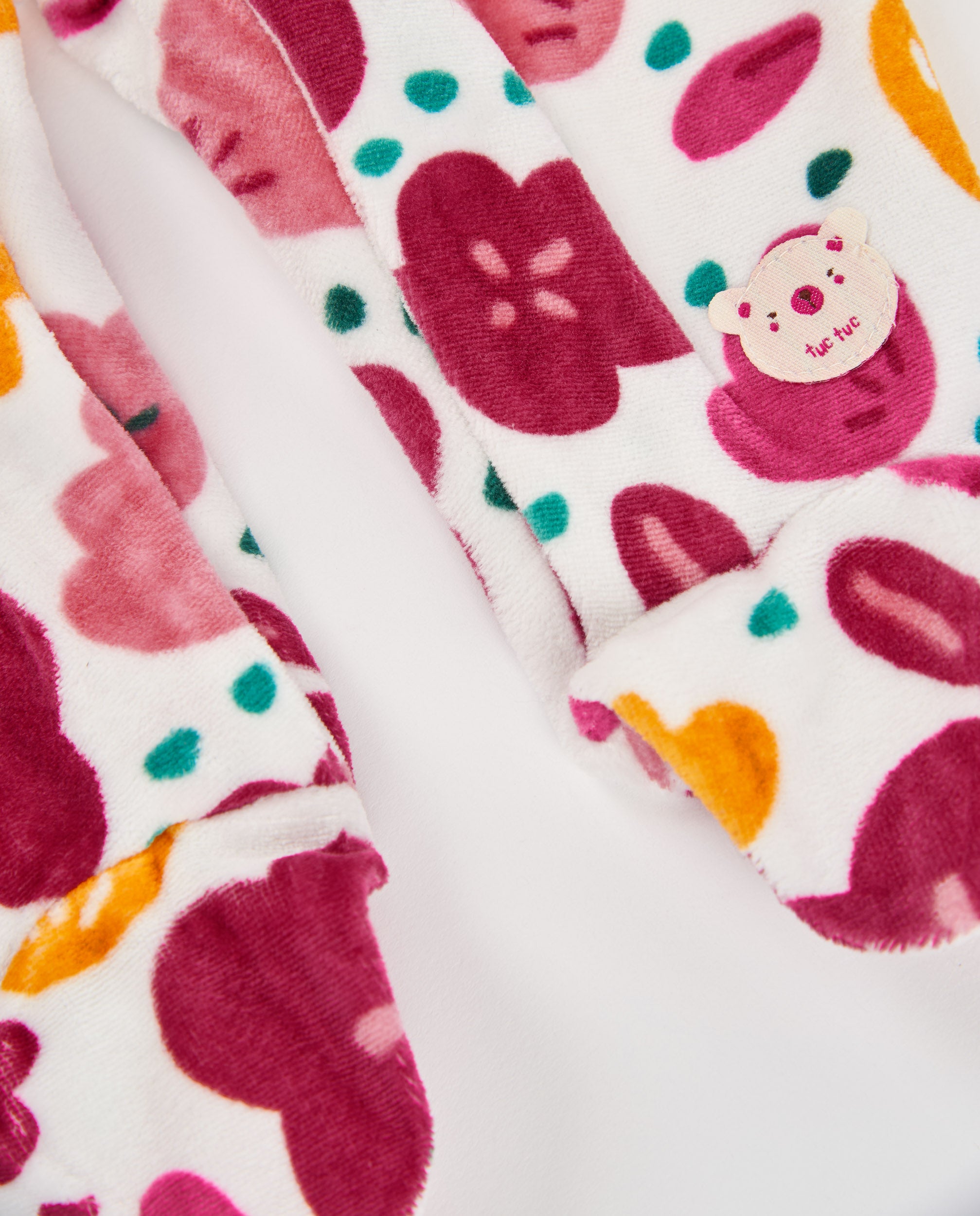 Tuc Tuc pagliaccetto neonata cotone rosa fiori