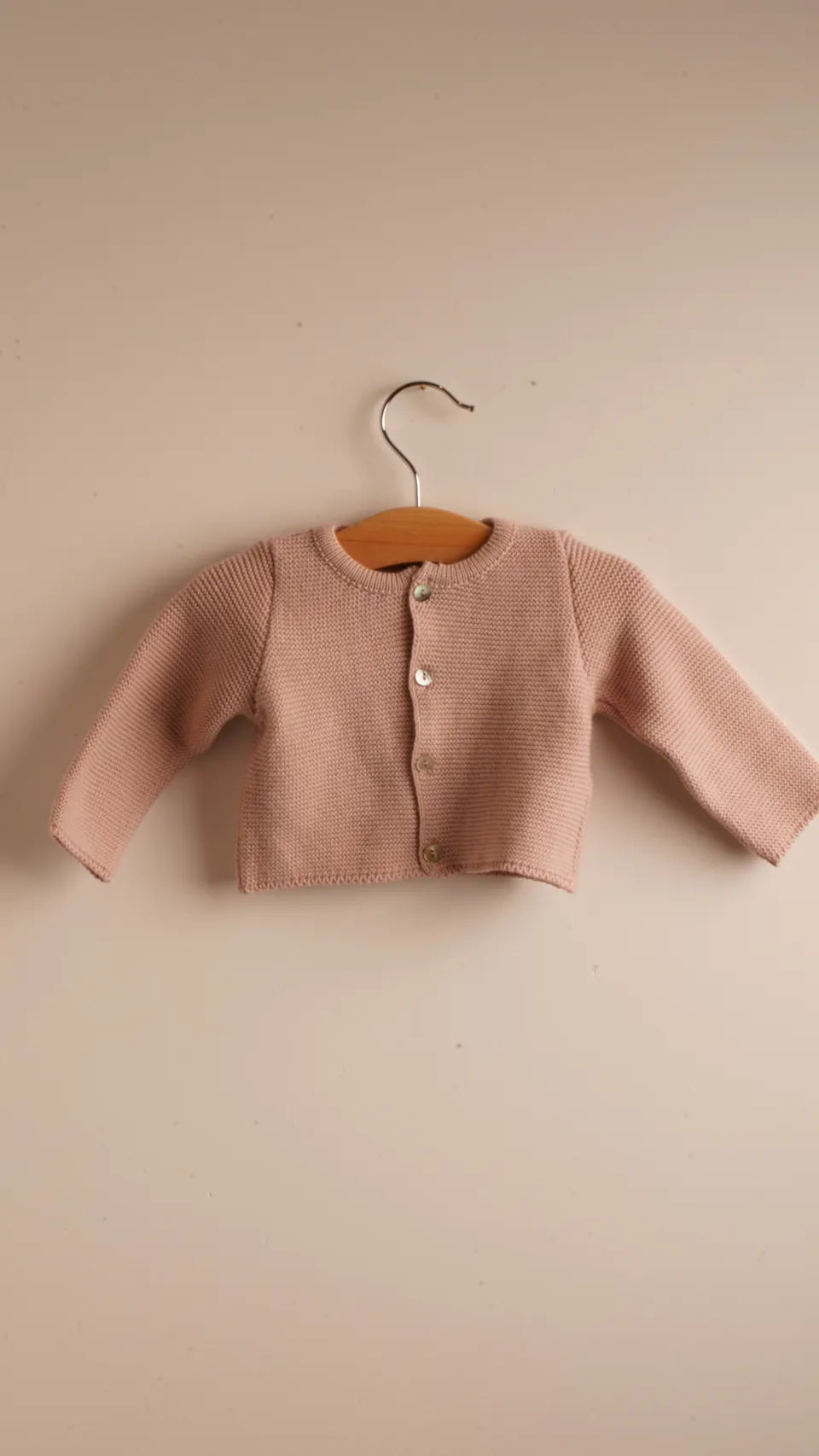 Mebi giacca cotone rosa nude bambina 100% cotone