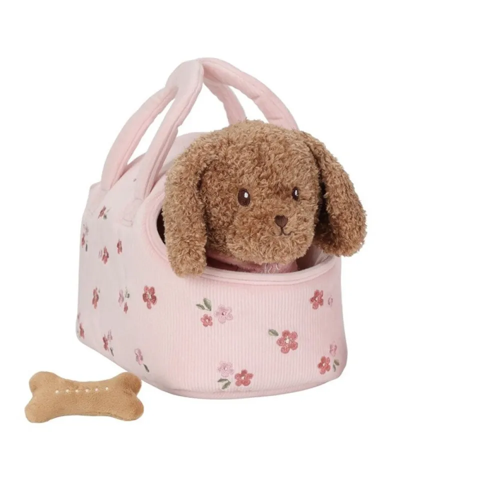 Little Dutch Jackie peluche cane con borsa fiori