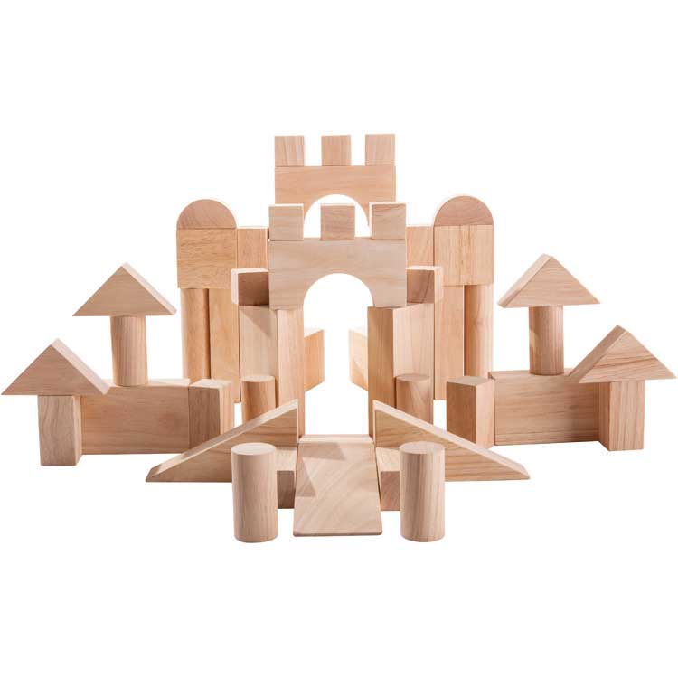 PlanToys Mega Costruzioni legno naturale 50 pezzi
