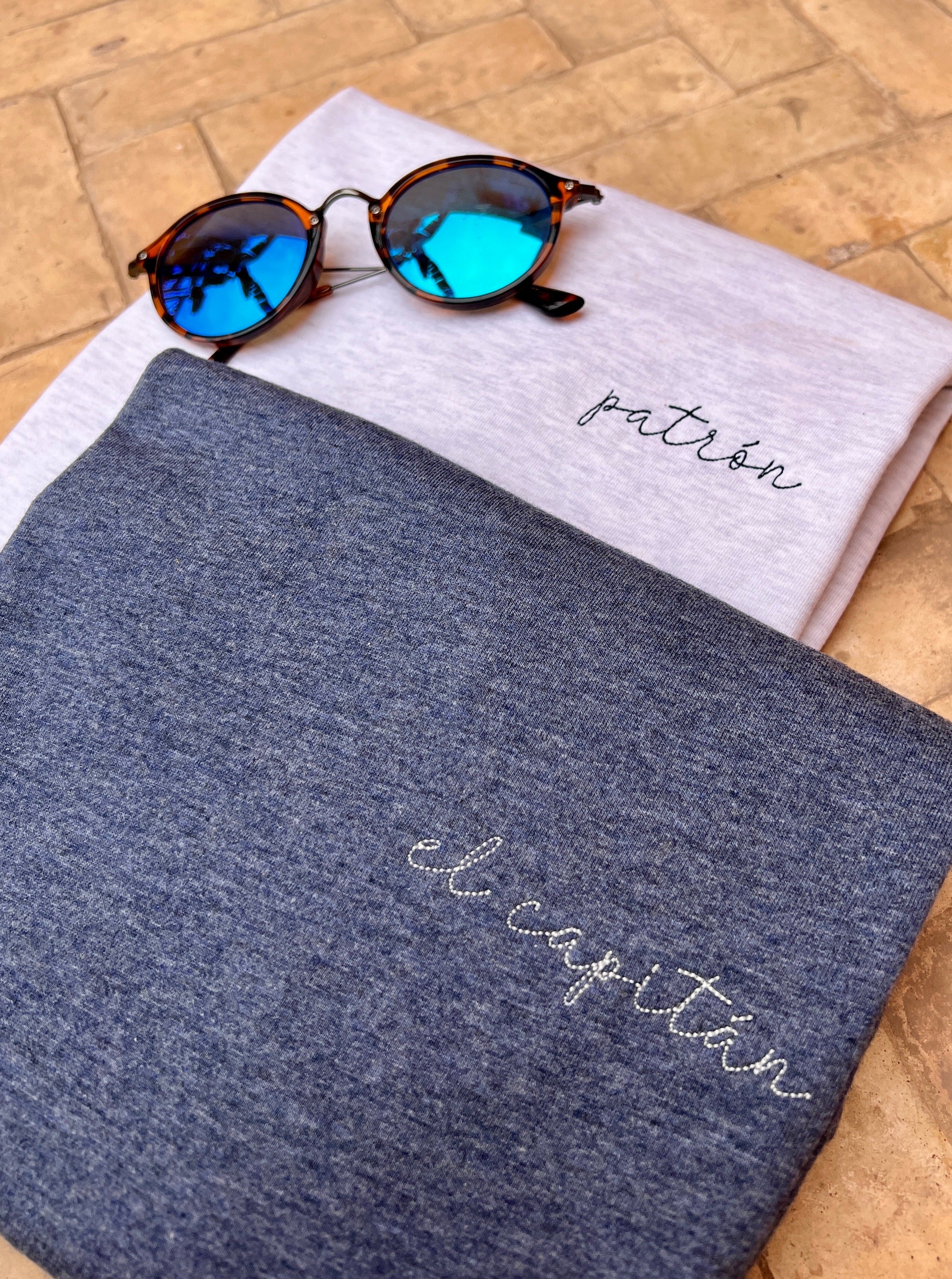 Ella and Rapha El Capitán t-shirt uomo blu cotone