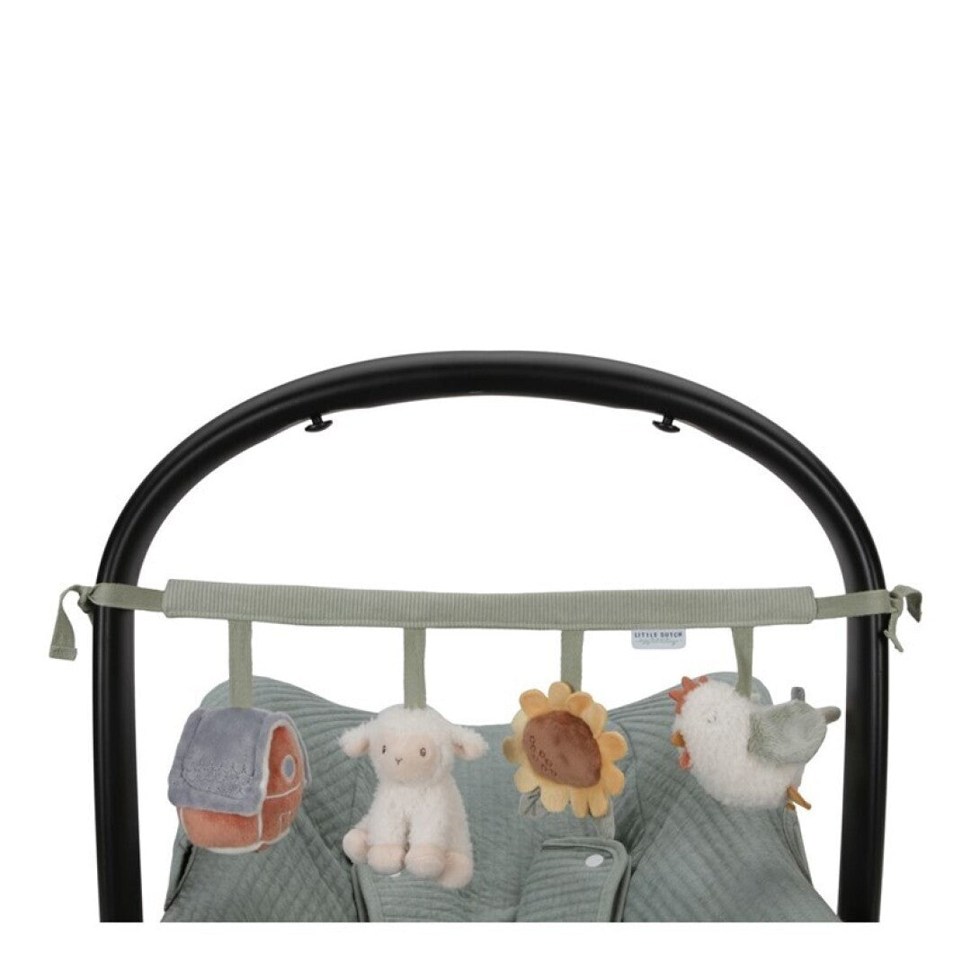 Little Dutch Little Farm giocattolo passeggino con sonaglio
