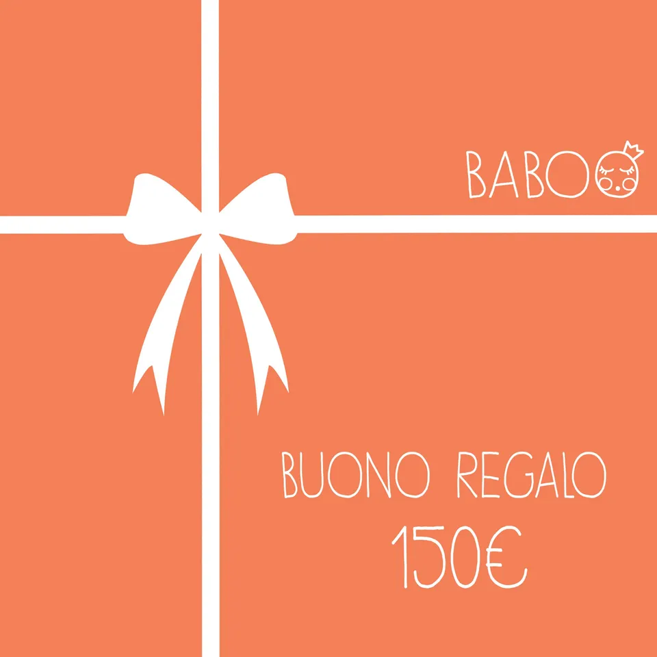 Baboo Buono Regalo 150 euro regalo bambini PDF stampabile