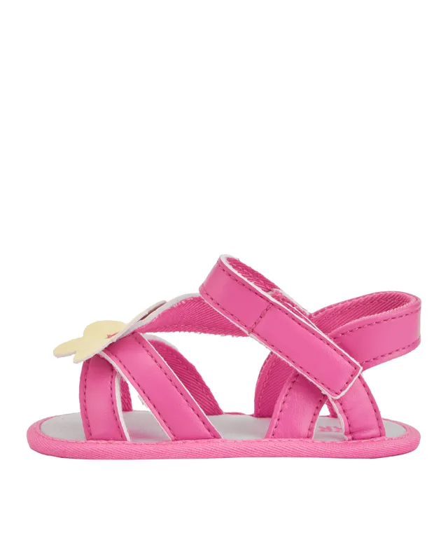 Tuc Tuc sandali neonata rosa strappo con fiore