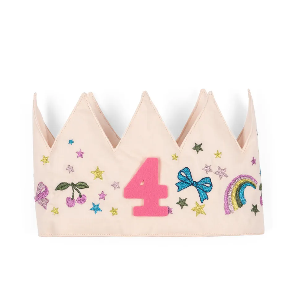 Konges Sløjd Rainbow corona compleanno cotone numeri