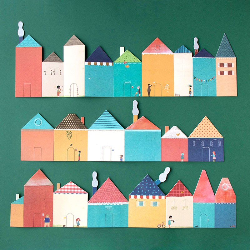 Londji Chez Moi cartella stickers 185 adesivi rimovibili