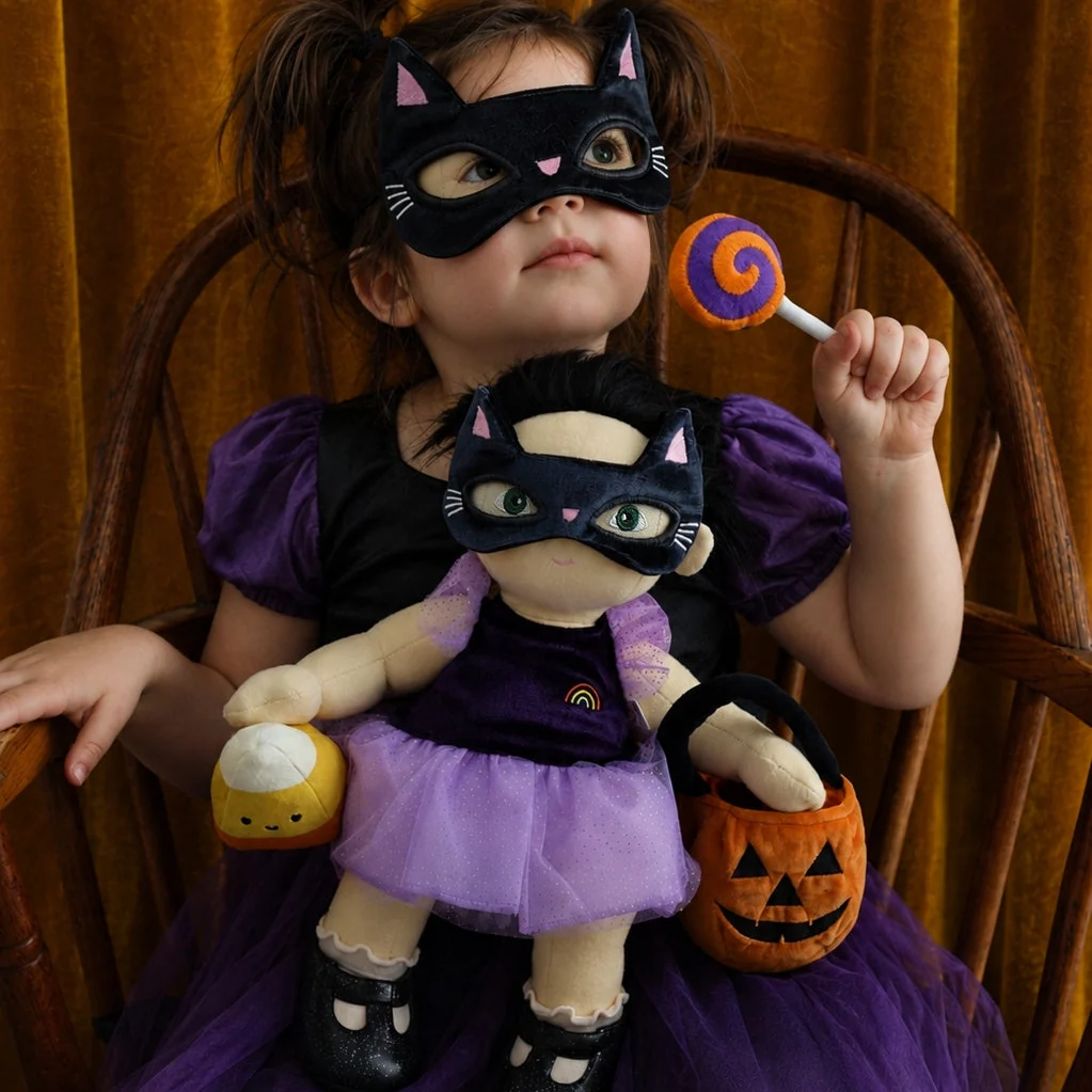 OlliElla Dinkum Dolls Mabel Moon bambola 35 cm