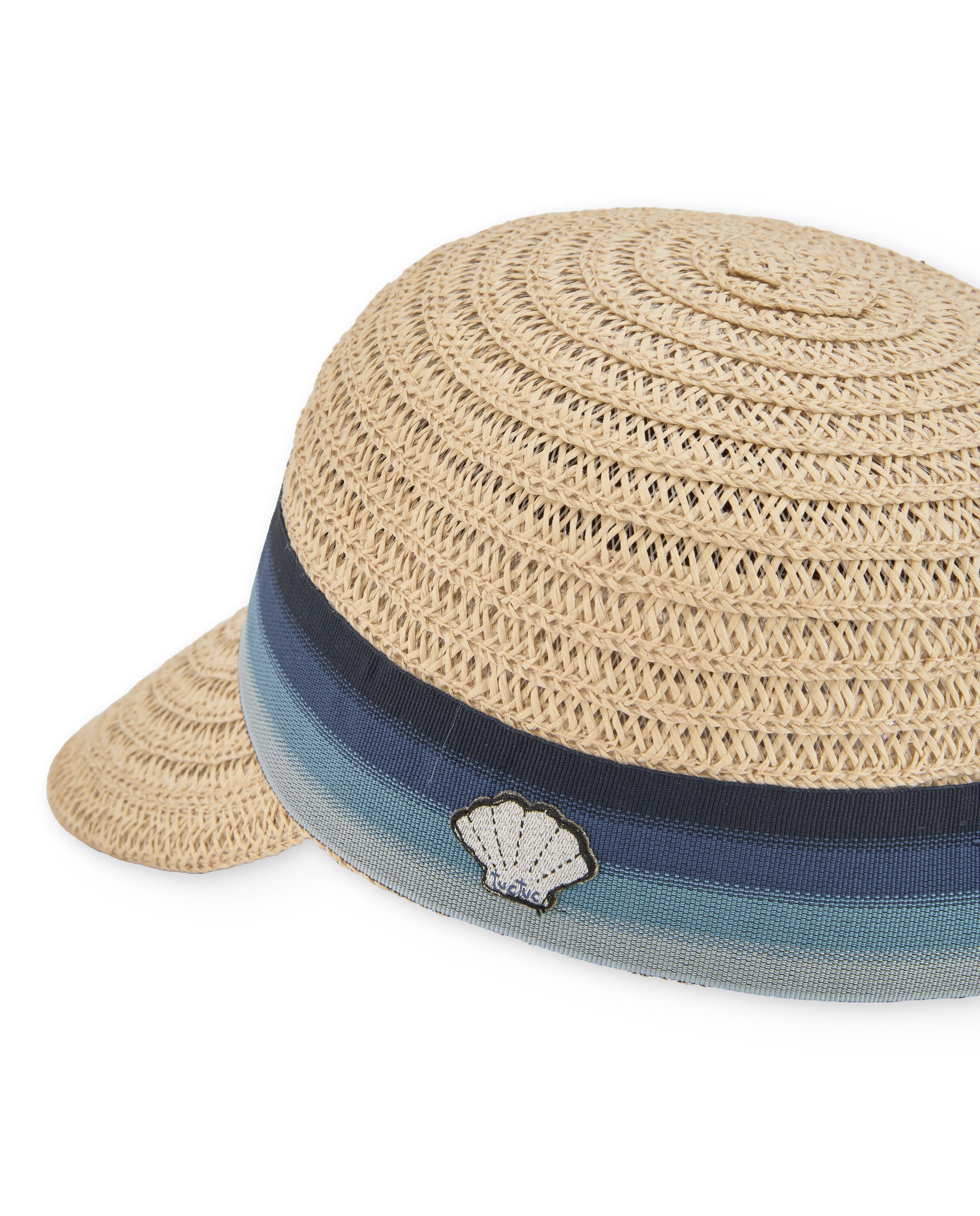 Tuc Tuc cappello tessuto nastro beige