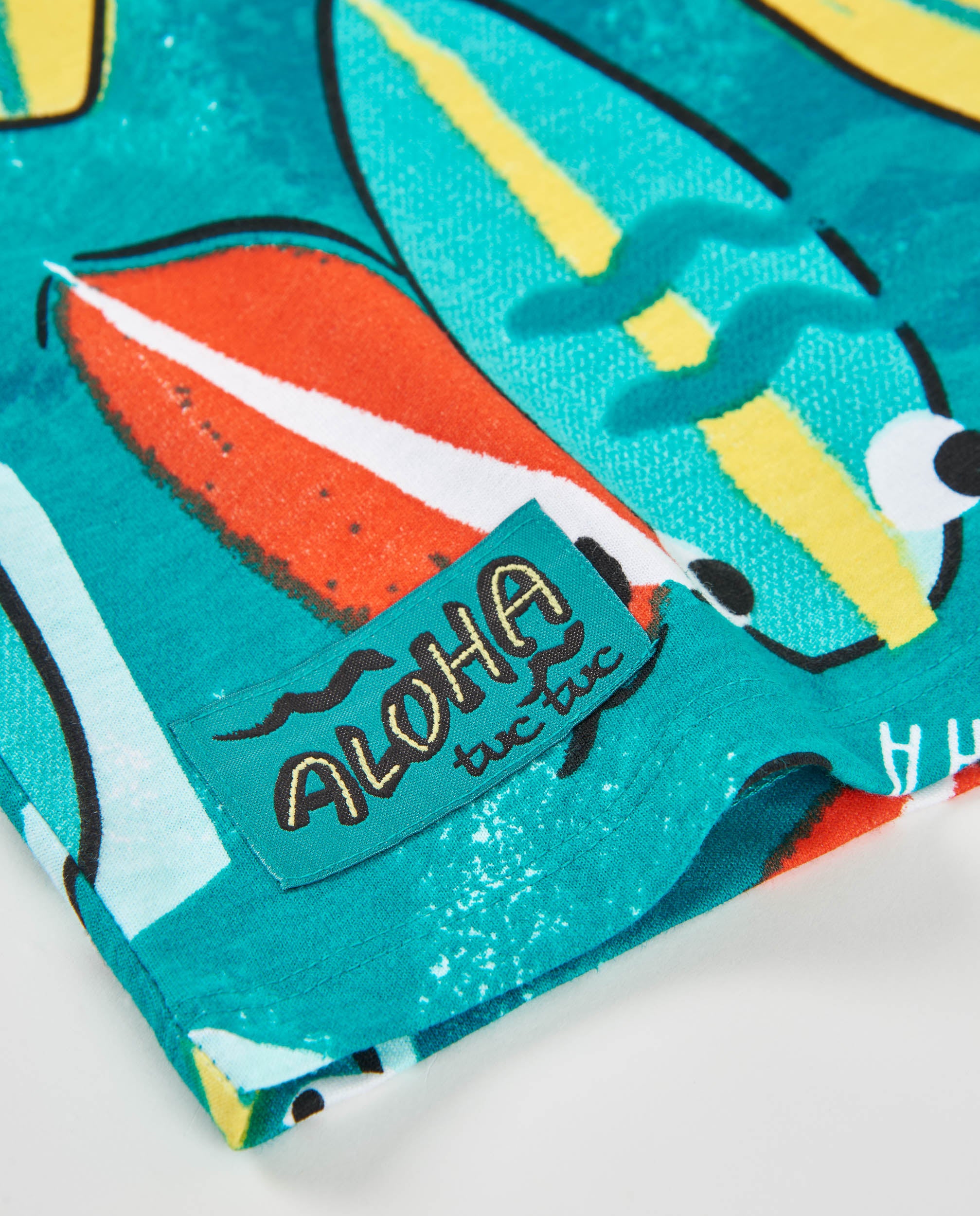 Tuc Tuc T-Shirt Bimbo Verde Tavole Surf Cotone