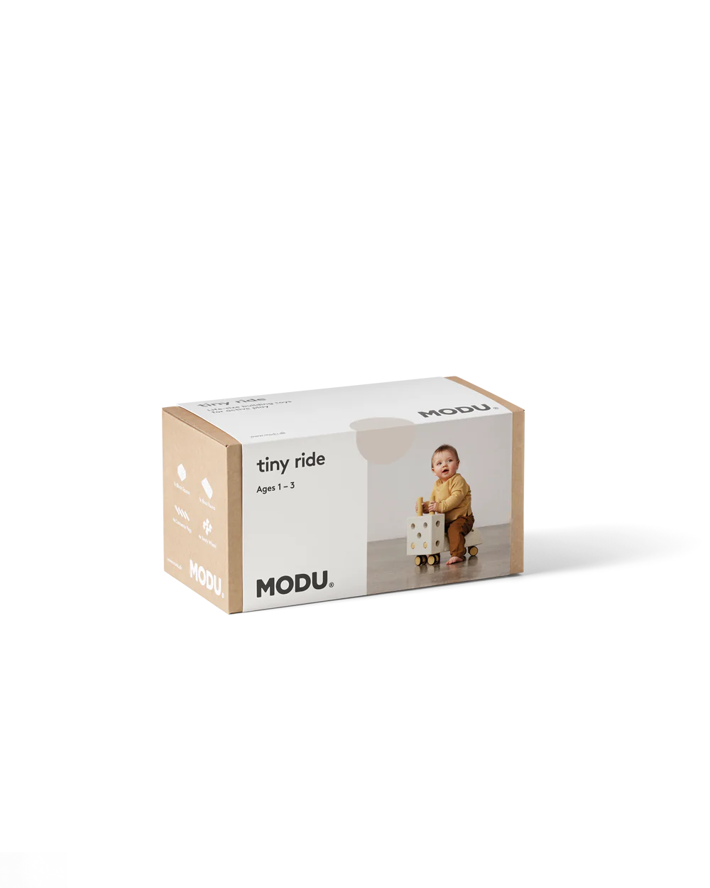 MODU Tiny Ride Sand-Honey cavalcabile blocchi 10 pezzi