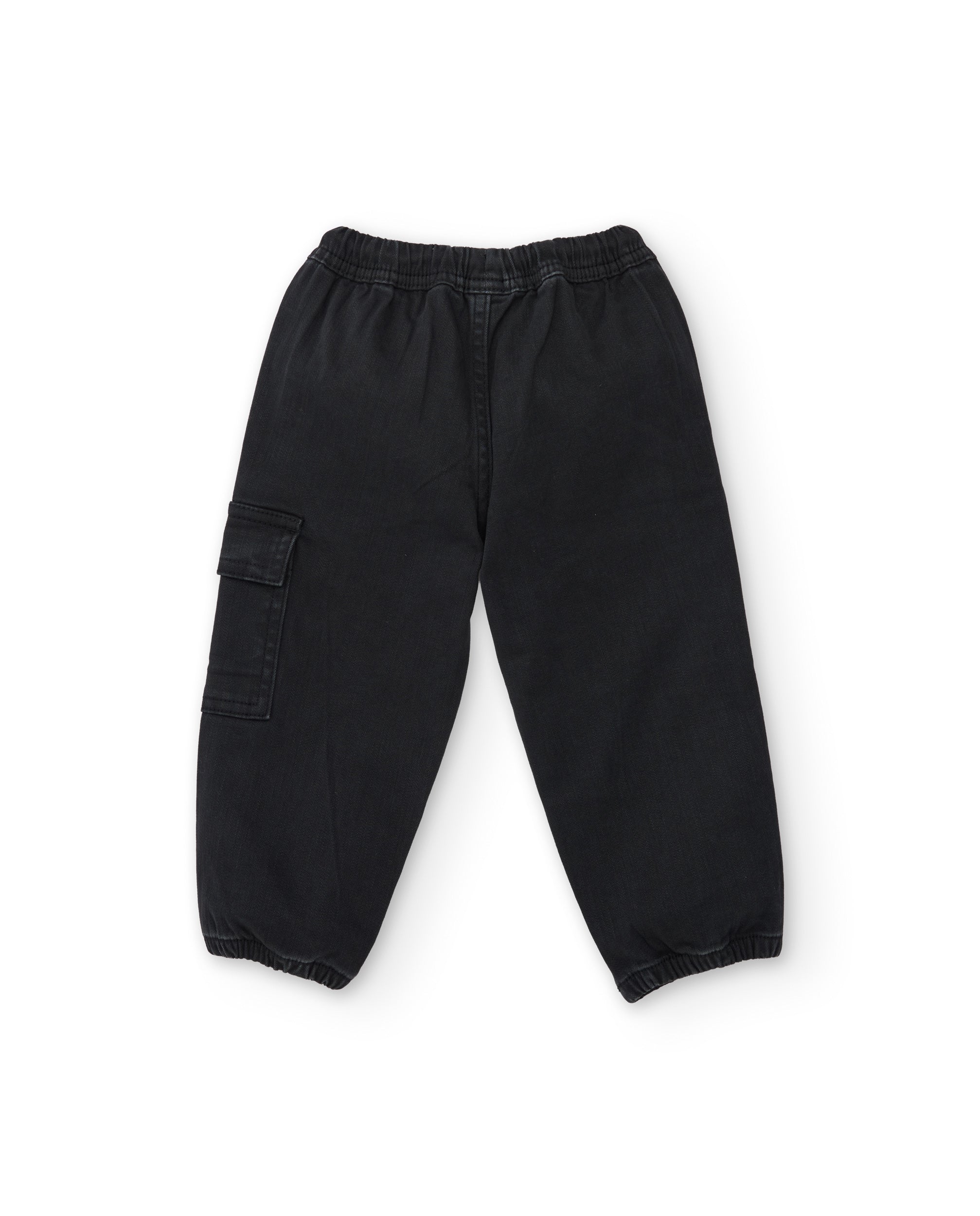 Tuc Tuc Dino Roll Jeans Bimbo Nero vita elasticizzata