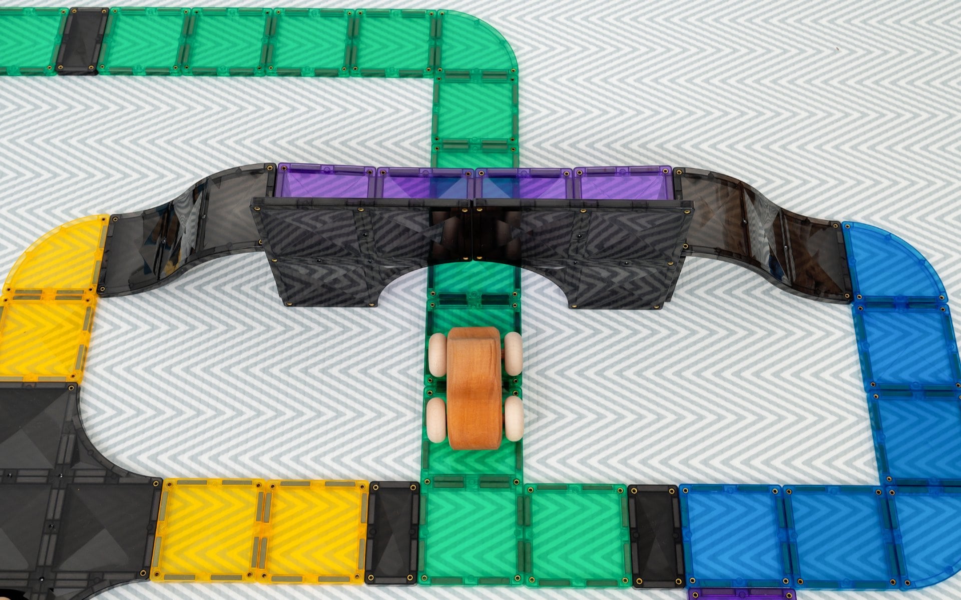 Connetix Road Pack costruzioni magnetiche 16 pezzi strade