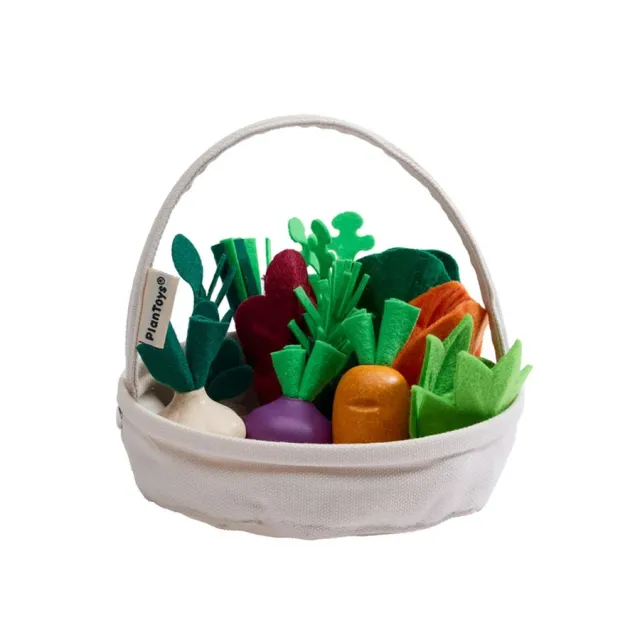 PlanToys Fresh Veggie Basket Cesto 12 Pezzi