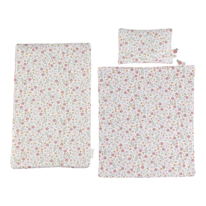 Little Dutch lettino bambole legno fiori e farfalle
