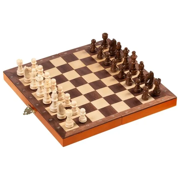 Goki Scacchi Magnetici Richiudibile gioco in legno 27 cm