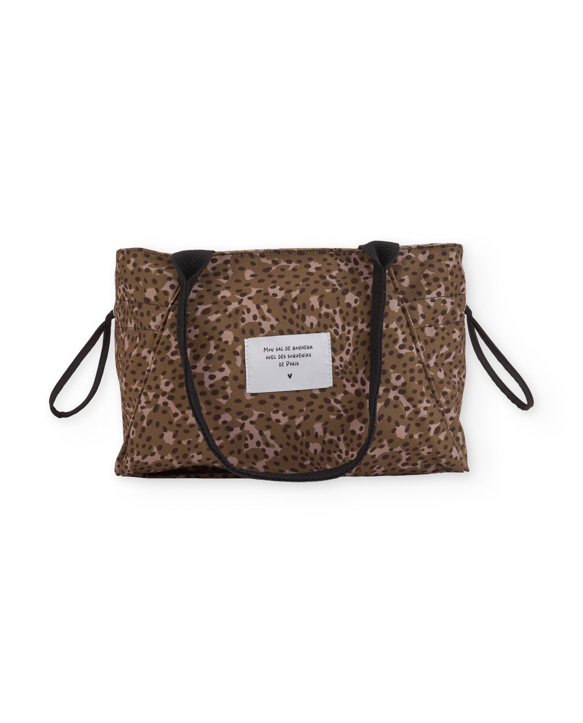 Tuc tuc borsa shopper bimba animalier marrone