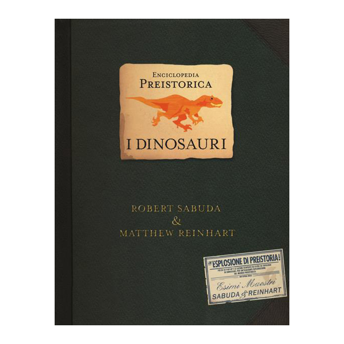 Rizzoli Enciclopedia Preistorica Dinosauri libro pop-up Sabuda