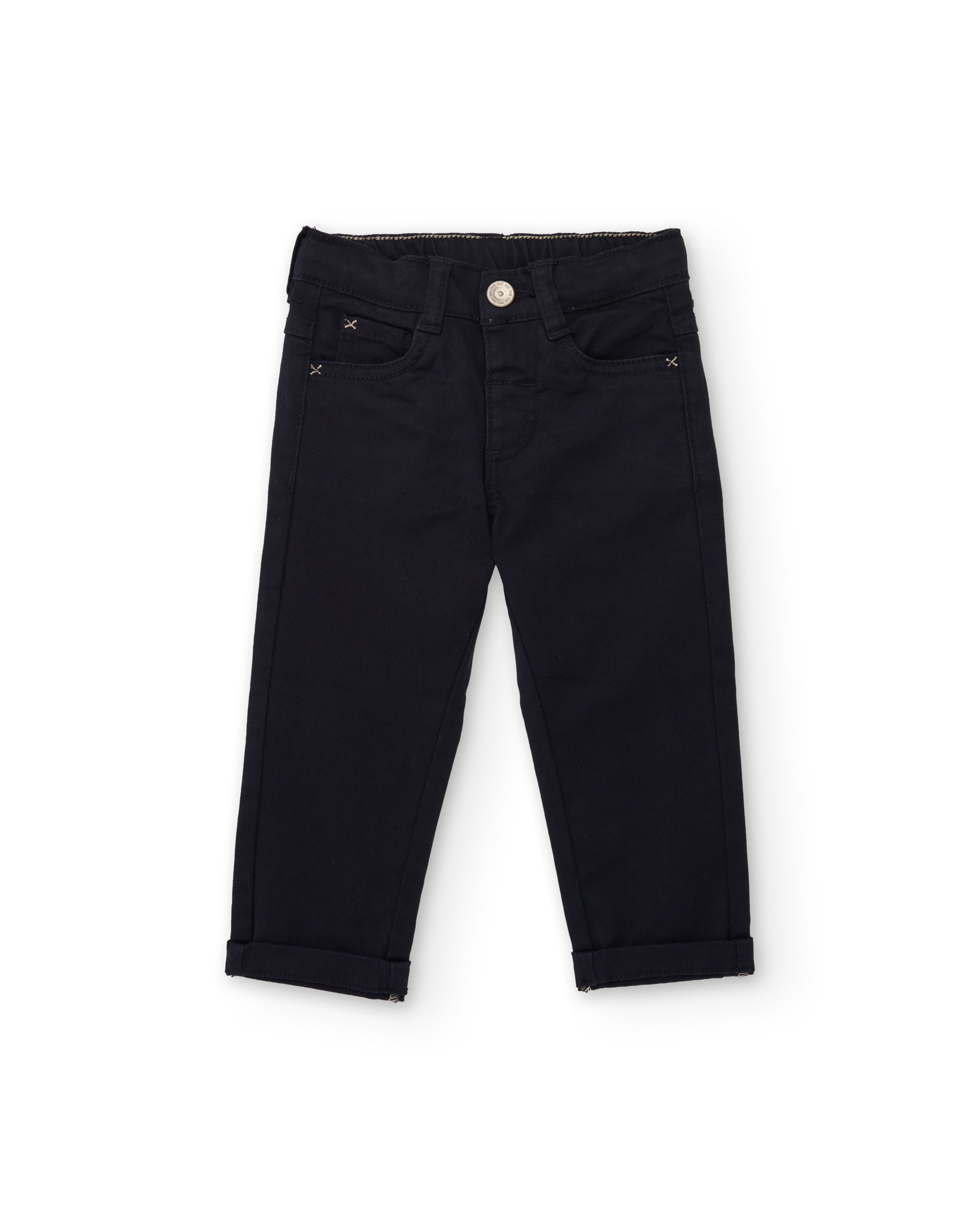 Tuc Tuc pantaloni bambino blu cotone dritti