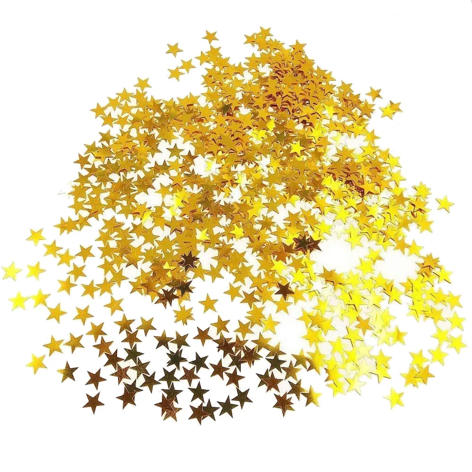 Set Craft 1000 Mini Stelline Oro Decorative 1 cm