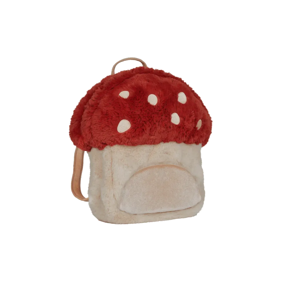 OlliElla Mushroom Red zainetto porta bambola peluche