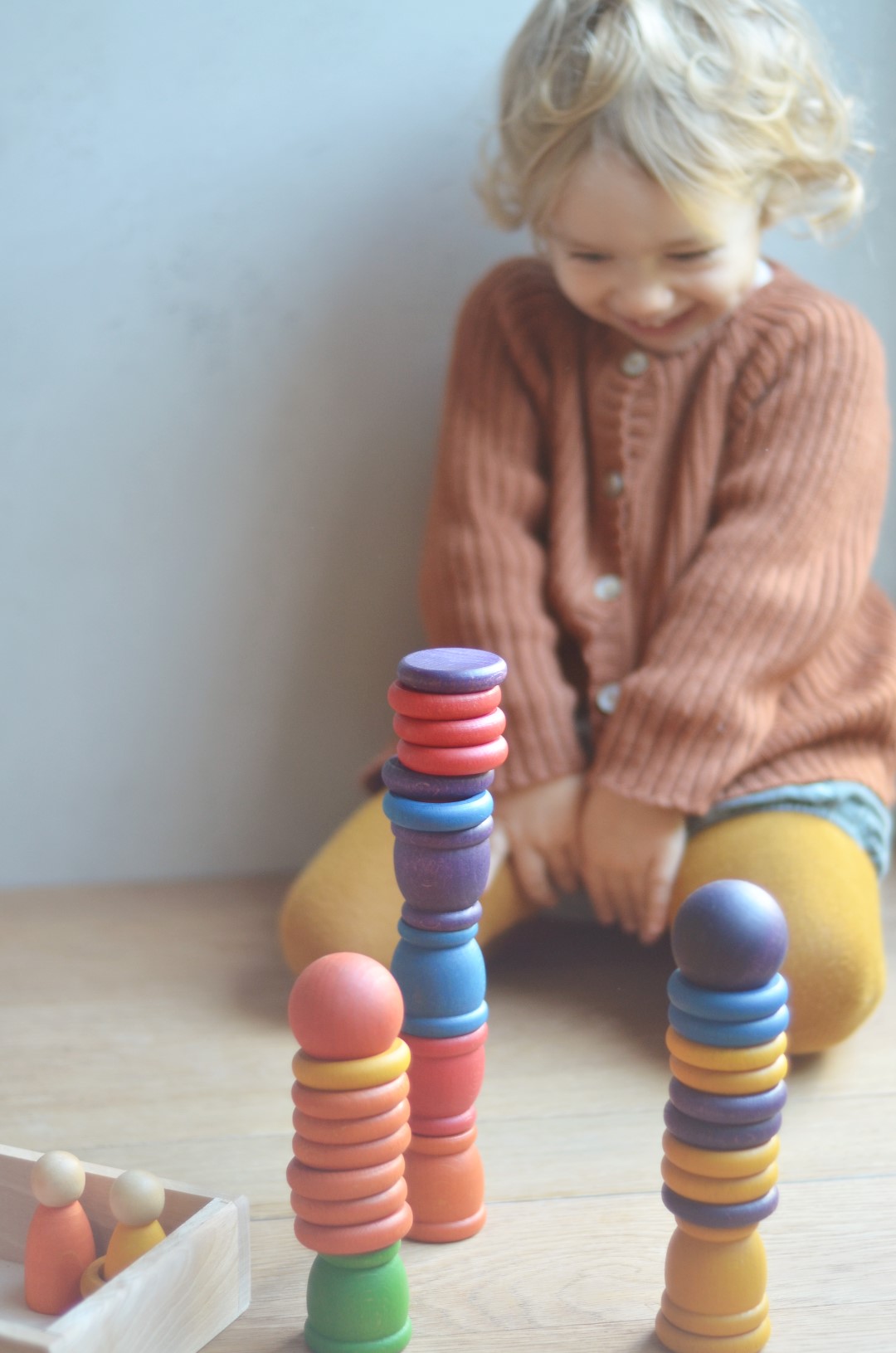 Grapat Starter Set gioco montessori in legno 67 pezzi