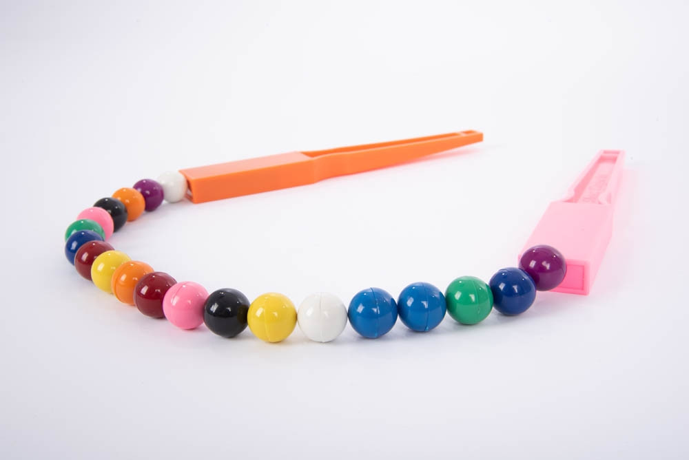 TickiT Biglie magnetiche arcobaleno 20 pezzi + palette