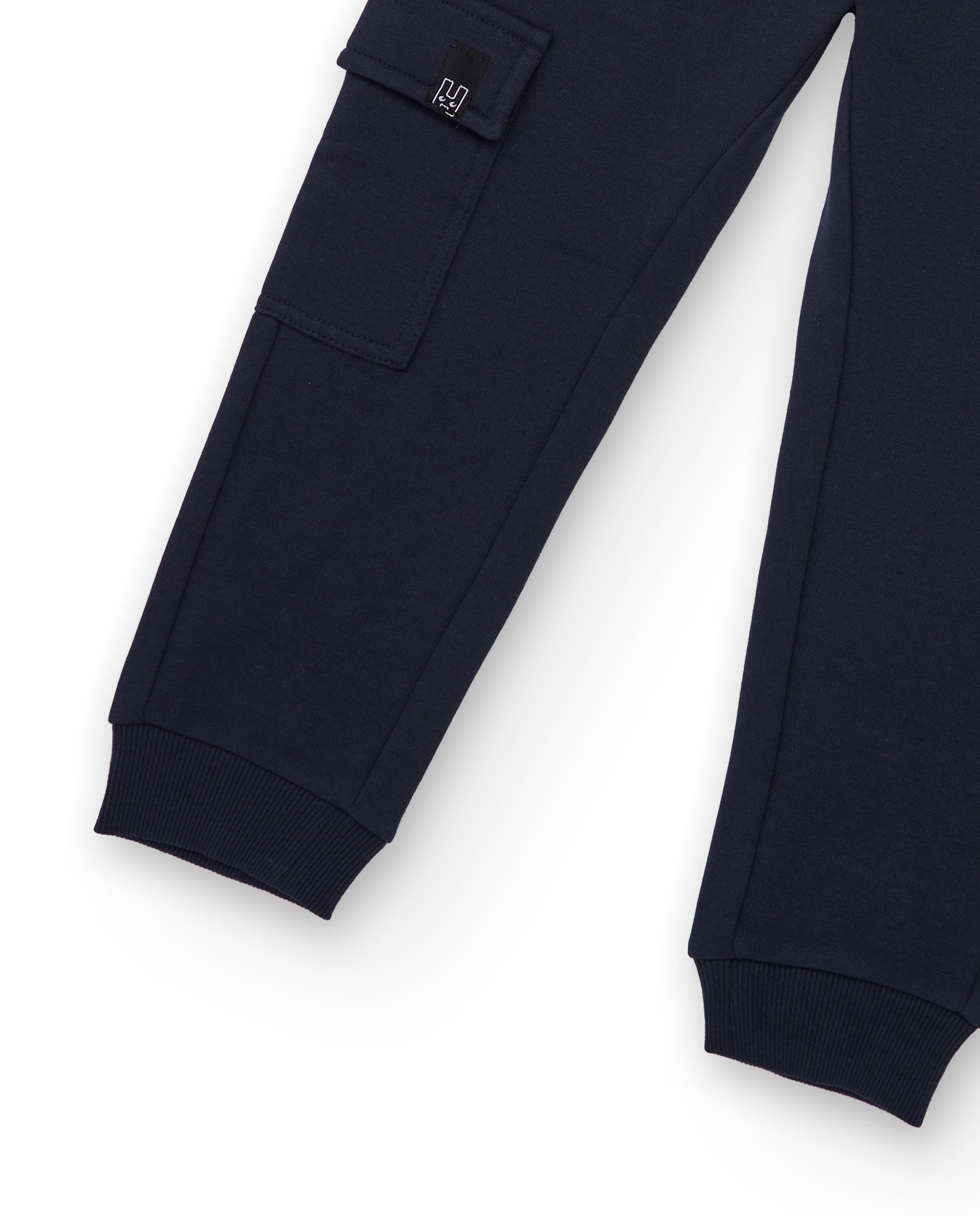 Tuc tuc pantalone jogger bambino nero tasca cargo