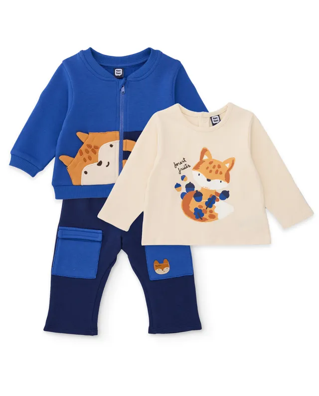 Tuc Tuc Magic Foxy completo neonato 3 pezzi blu volpe