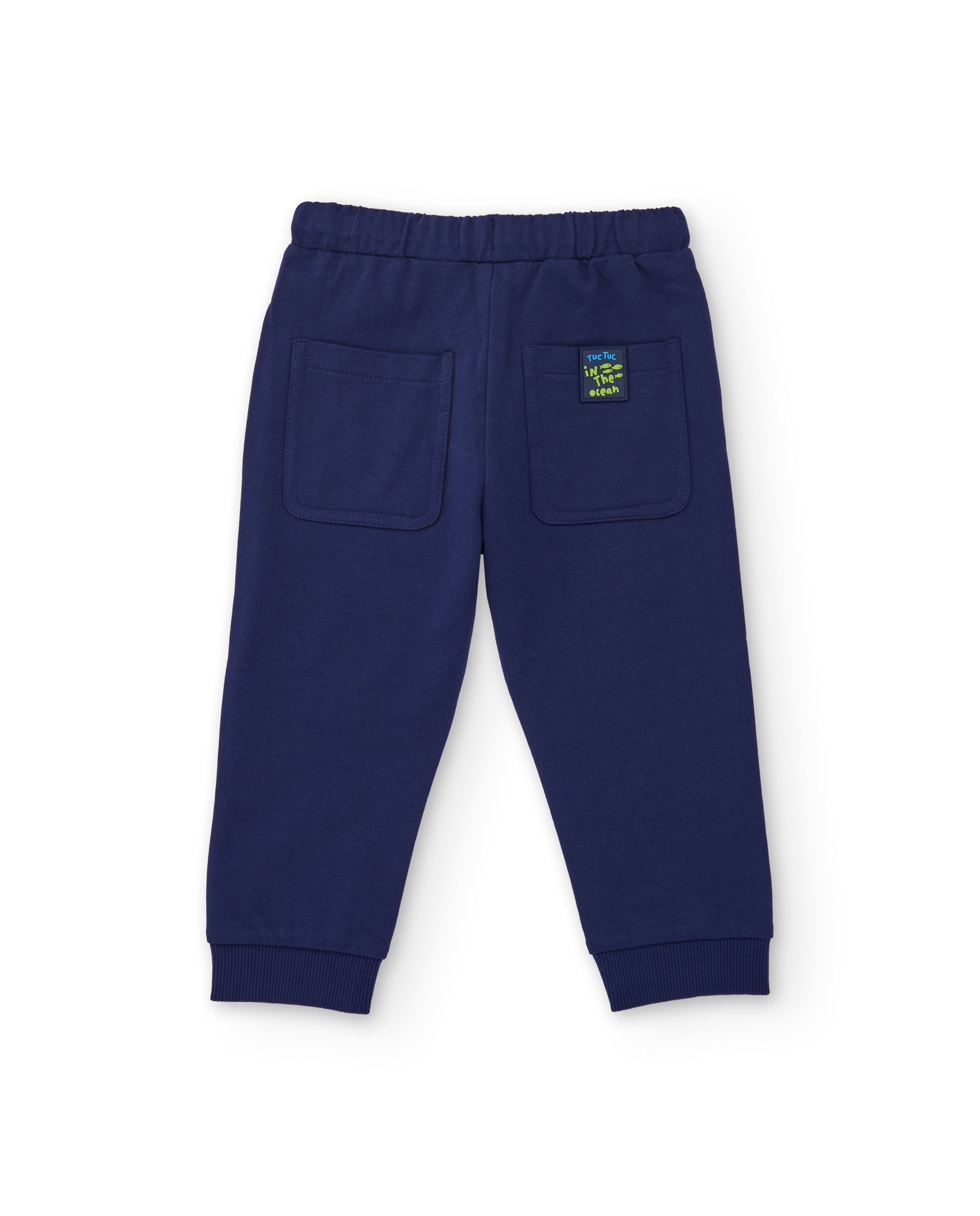 Tuc Tuc pantaloni bimbo blu vita elastica coulisse